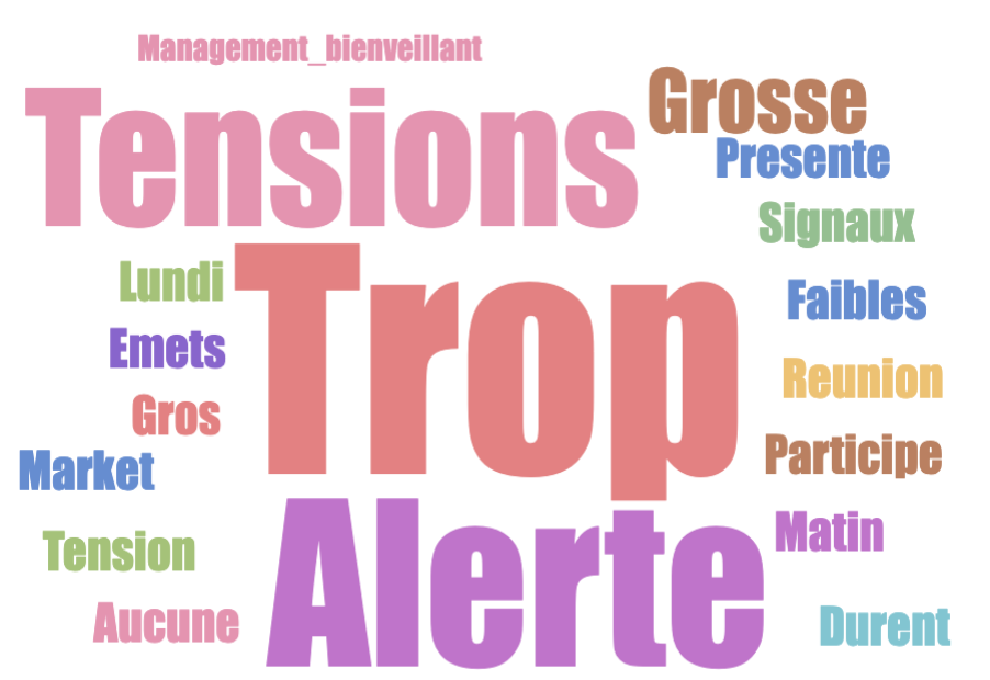 Nuage de mots – Analyse de sentiment